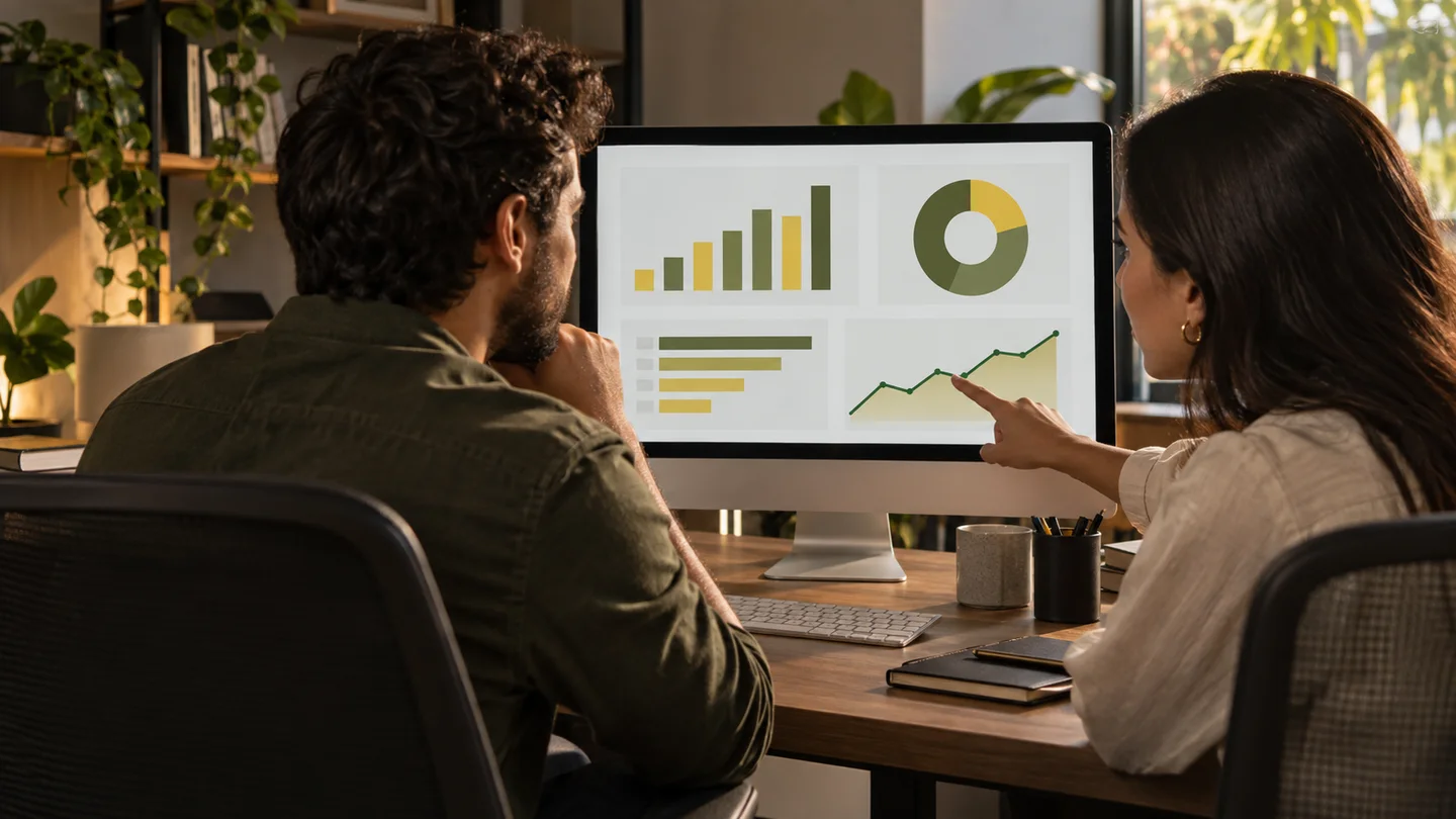 Profissionais analisam informações para acompanhar a aprendizagem.
